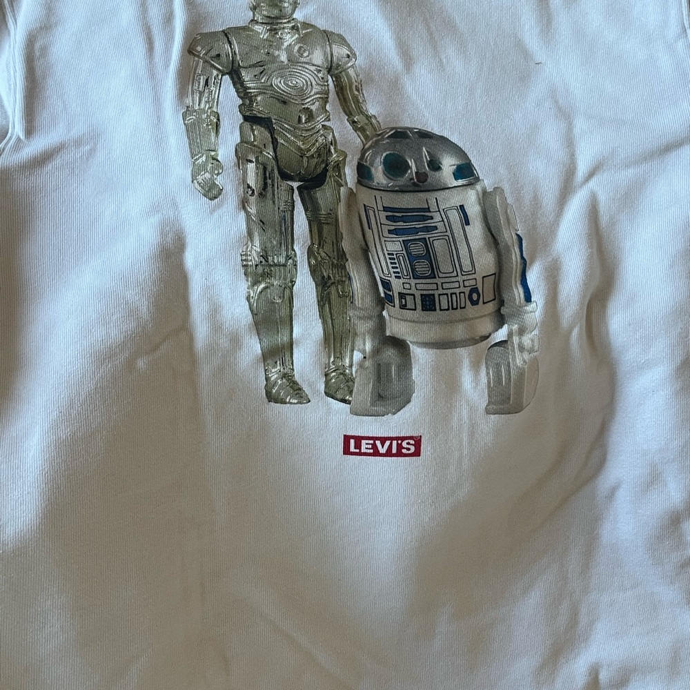 Levi's White Star Wars Robot Tee